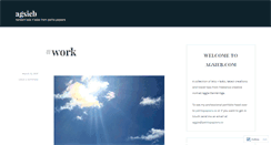 Desktop Screenshot of agsieb.wordpress.com