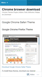 Mobile Screenshot of chrome2.wordpress.com