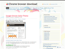 Tablet Screenshot of chrome2.wordpress.com