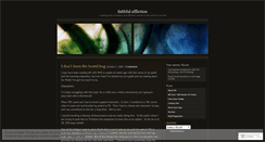 Desktop Screenshot of faithfulaffliction.wordpress.com