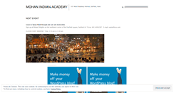 Desktop Screenshot of mohanindianacademy.wordpress.com