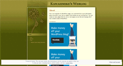 Desktop Screenshot of kawaiimike.wordpress.com