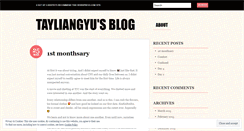 Desktop Screenshot of fishytayliangyu.wordpress.com