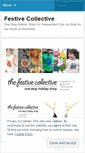 Mobile Screenshot of festivecollective.wordpress.com