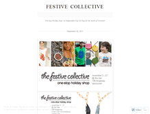 Tablet Screenshot of festivecollective.wordpress.com