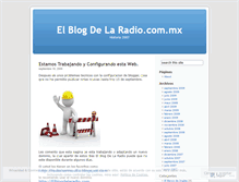 Tablet Screenshot of elblogdelaradio.wordpress.com