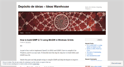 Desktop Screenshot of meudepositodeideias.wordpress.com