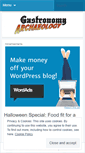 Mobile Screenshot of gastronomyarchaeology.wordpress.com
