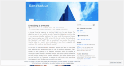 Desktop Screenshot of nonrhotic.wordpress.com