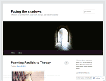 Tablet Screenshot of facingtheshadows.wordpress.com