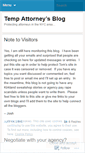 Mobile Screenshot of legaltemp.wordpress.com