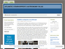 Tablet Screenshot of nsstarhopper.wordpress.com
