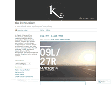 Tablet Screenshot of kreatorium.wordpress.com