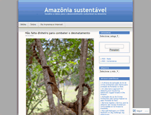 Tablet Screenshot of amazoniasustentavel.wordpress.com