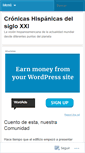 Mobile Screenshot of cronicashispanicas.wordpress.com