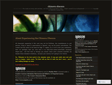 Tablet Screenshot of chimeraobscura.wordpress.com