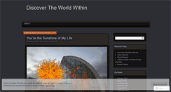 Desktop Screenshot of discovertheworldwithin.wordpress.com