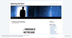 Desktop Screenshot of openingthedoor.wordpress.com