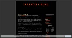 Desktop Screenshot of feltstarsblog.wordpress.com