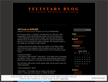 Tablet Screenshot of feltstarsblog.wordpress.com