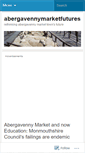 Mobile Screenshot of abergavennymarketfutures.wordpress.com