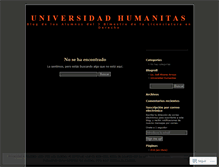 Tablet Screenshot of humanitas3sv.wordpress.com