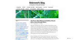 Desktop Screenshot of bebrowed.wordpress.com