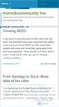 Mobile Screenshot of homeandcommunity.wordpress.com
