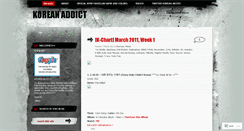 Desktop Screenshot of addictedkorea.wordpress.com