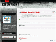 Tablet Screenshot of addictedkorea.wordpress.com