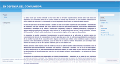 Desktop Screenshot of endefensadelconsumidor.wordpress.com