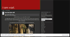 Desktop Screenshot of iamvast.wordpress.com