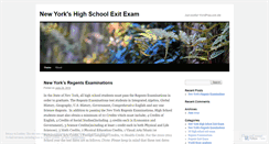 Desktop Screenshot of newyorkhsexitexam.wordpress.com
