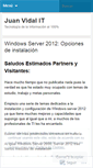 Mobile Screenshot of juanvidal.wordpress.com