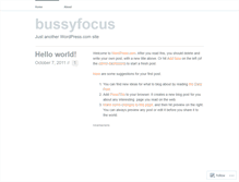 Tablet Screenshot of bussyfocus.wordpress.com