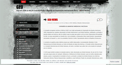 Desktop Screenshot of geounesp.wordpress.com