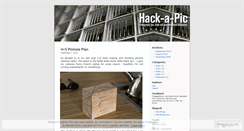 Desktop Screenshot of hackapic.wordpress.com