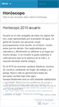Mobile Screenshot of horoscopohoy.wordpress.com