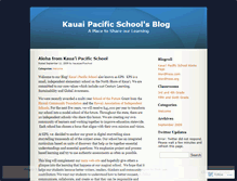 Tablet Screenshot of kauaipacific.wordpress.com