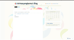 Desktop Screenshot of airinsayangkamu.wordpress.com