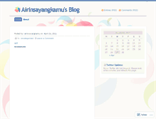 Tablet Screenshot of airinsayangkamu.wordpress.com