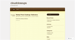 Desktop Screenshot of cloudcloseups.wordpress.com