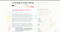 Desktop Screenshot of andrewjhillman.wordpress.com