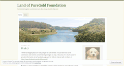 Desktop Screenshot of landofpuregold.wordpress.com
