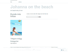 Tablet Screenshot of johannaonthebeach.wordpress.com