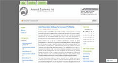 Desktop Screenshot of anandsystems.wordpress.com