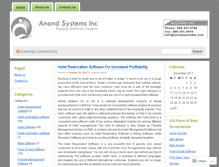 Tablet Screenshot of anandsystems.wordpress.com