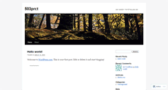 Desktop Screenshot of 503prct.wordpress.com