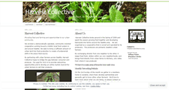 Desktop Screenshot of harvestcollective.wordpress.com