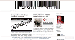 Desktop Screenshot of labsolutepitch.wordpress.com